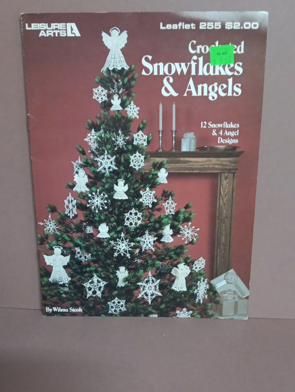 Crocheted SNOWFLAKES & ANGELS Pattern Book 16 Designs Ornaments +